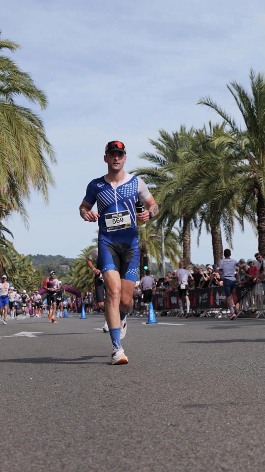 Jeff Mudrick racing at the Ironman World Championship